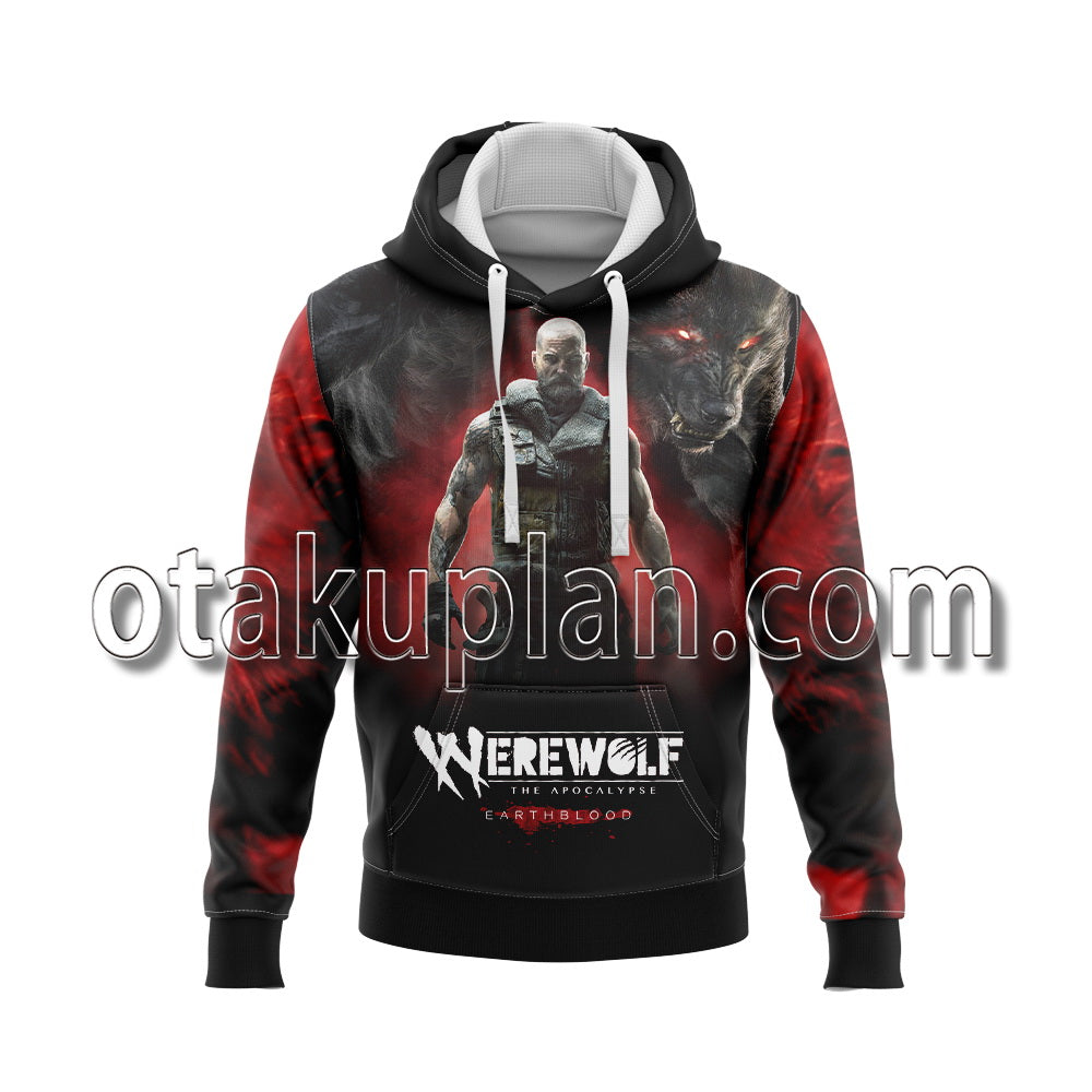 Werewolf The Apocalypse Earthblood Poster Hoodie