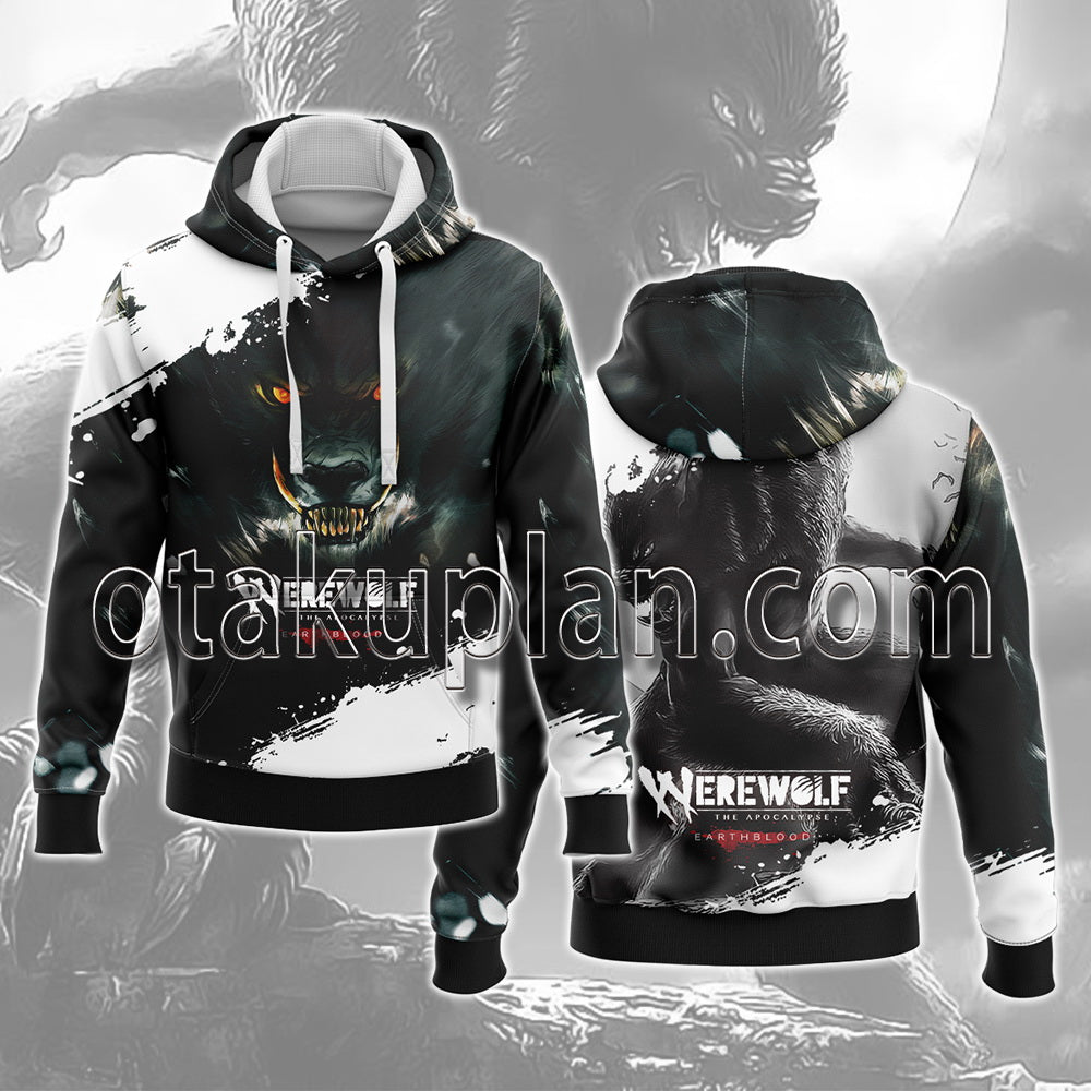Werewolf The Apocalypse Earthblood Wallpaper Hoodie
