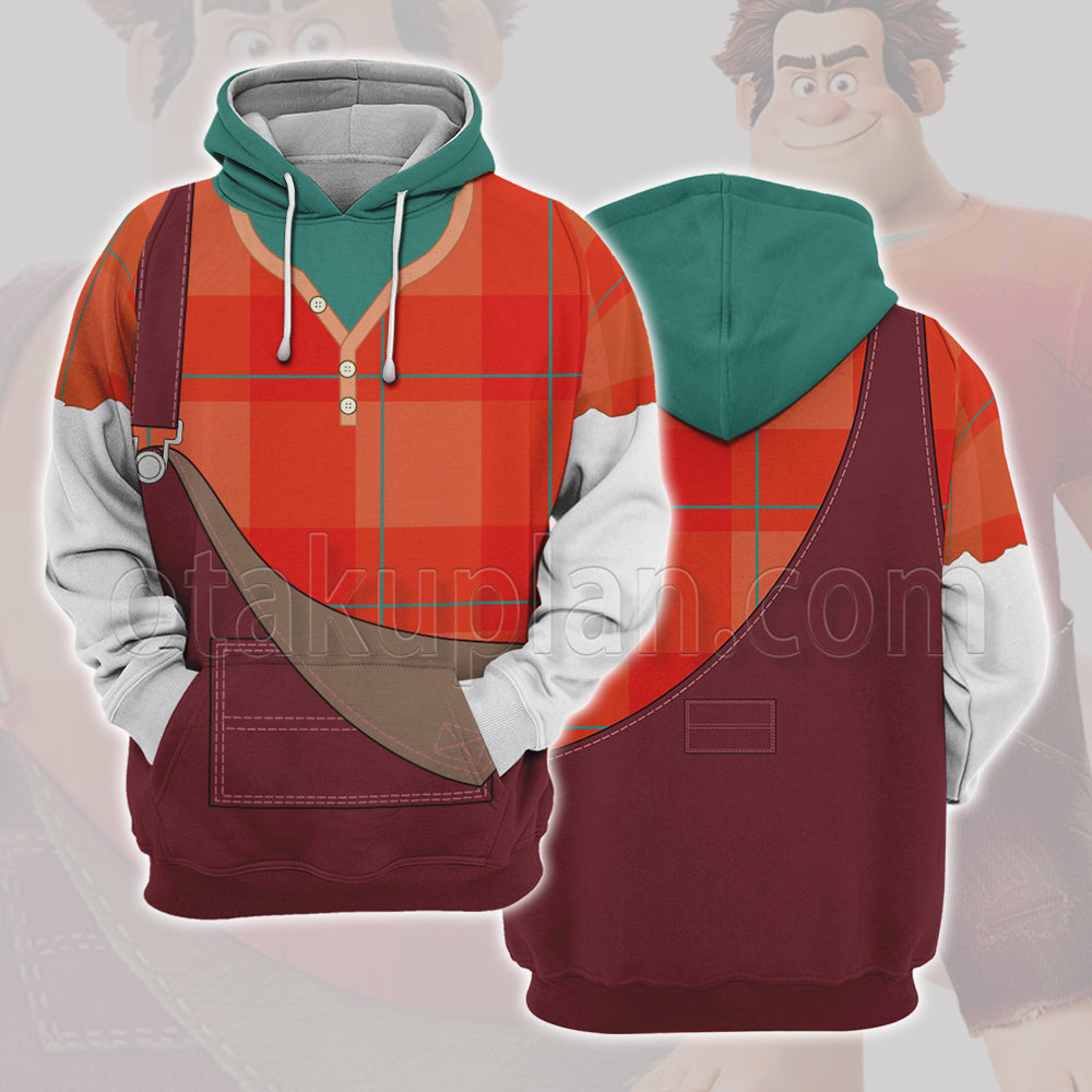 Wreck-It Ralph Movie Costume Cosplay Hoodie