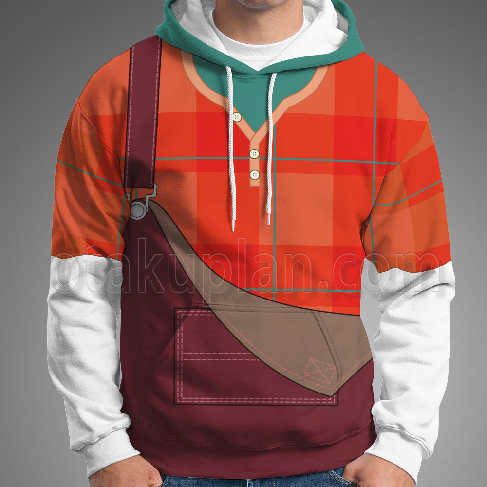 Wreck-It Ralph Movie Costume Cosplay Hoodie