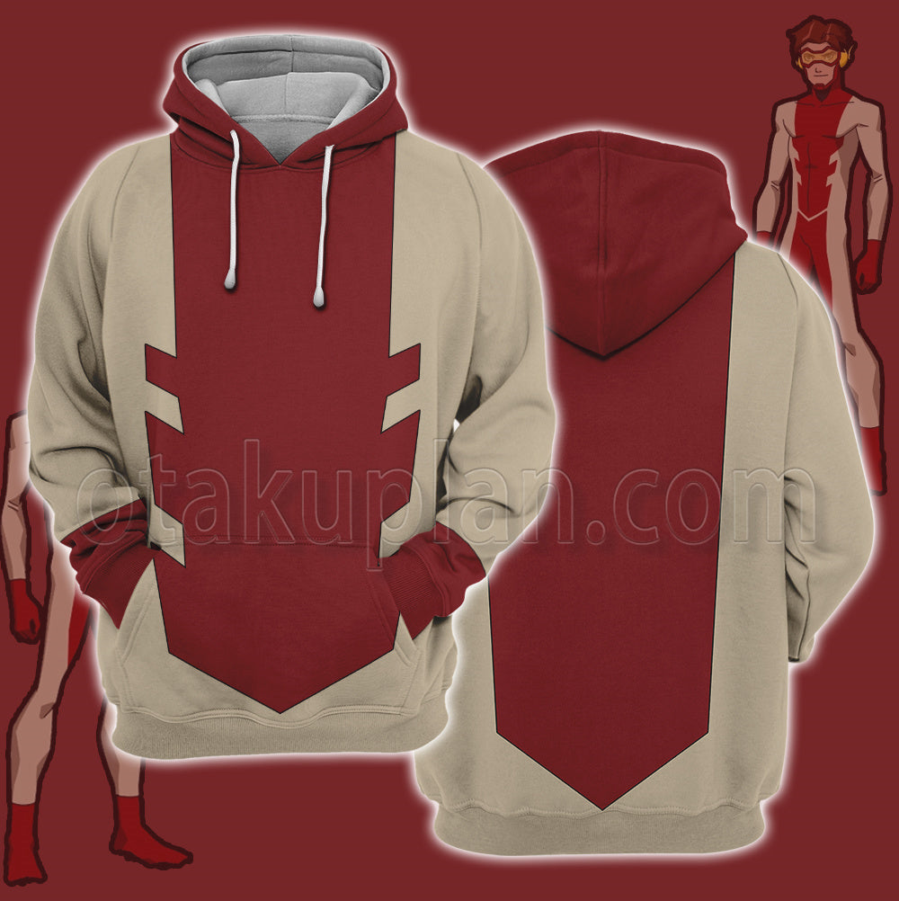 Young Justice Impulse Red Uniform Cosplay Hoodie