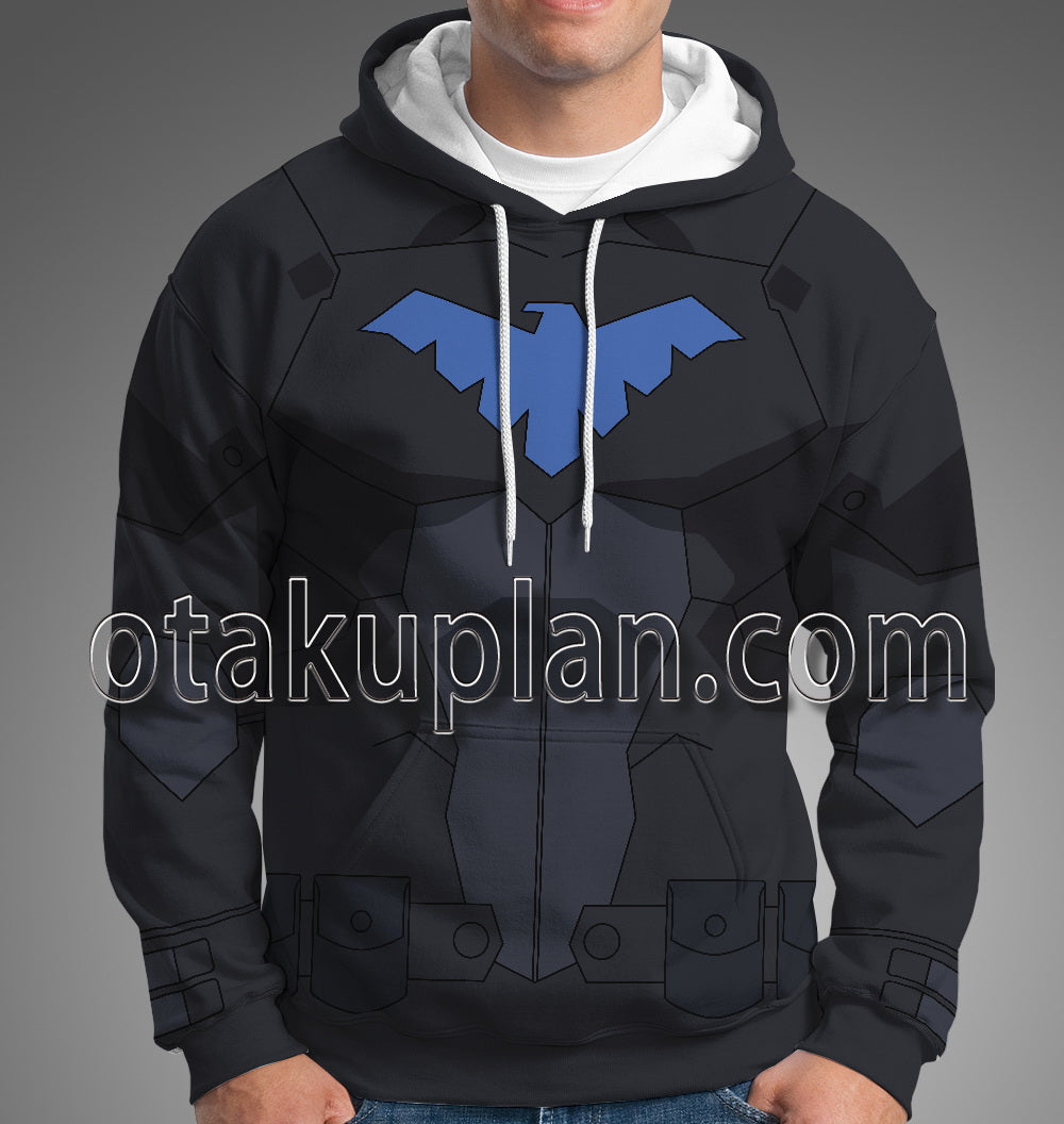 Young Justice Nightwing Cosplay Hoodie