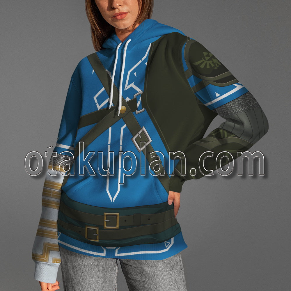 Zelda Tears of the Kingdom Link Armor Costume Cosplay Hoodie