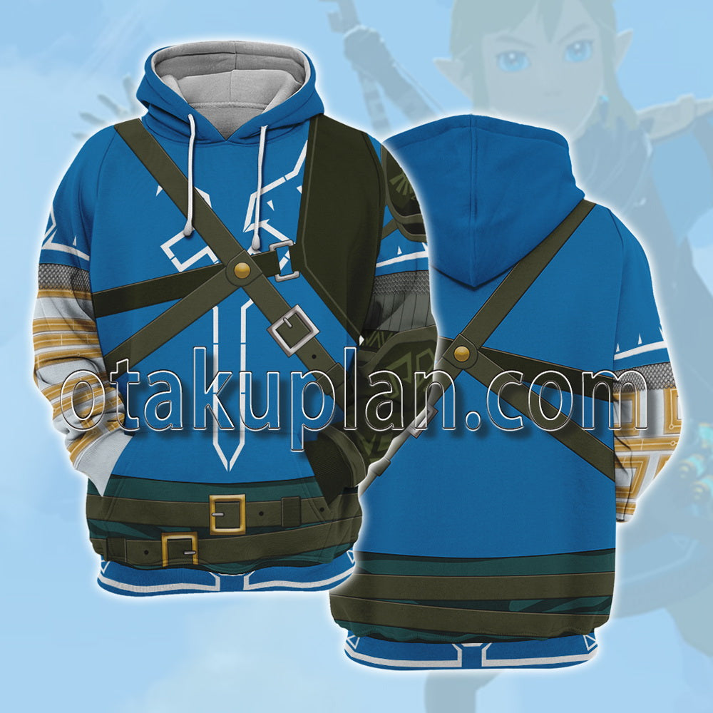 Zelda Tears of the Kingdom Link Armor Costume Cosplay Hoodie