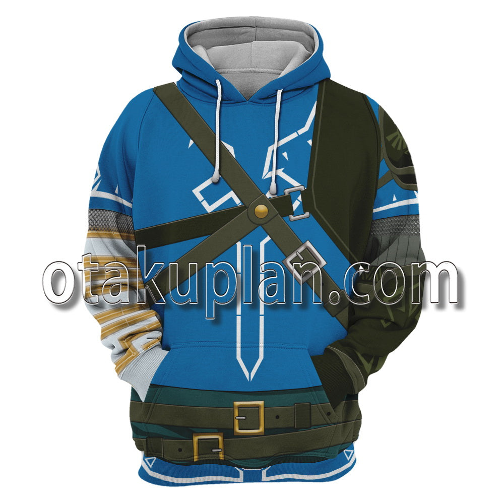 Zelda Tears of the Kingdom Link Armor Costume Cosplay Hoodie