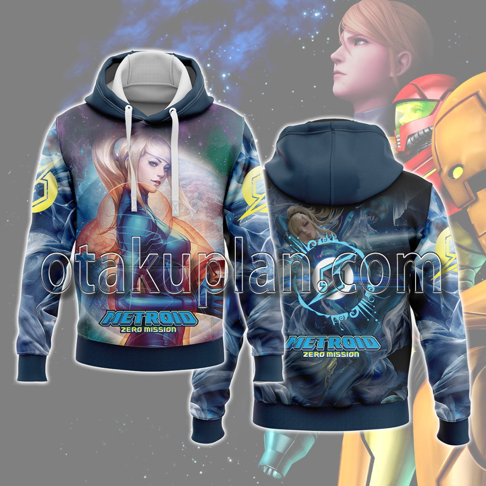 Zero Suit Samus Wallpaper Hoodie