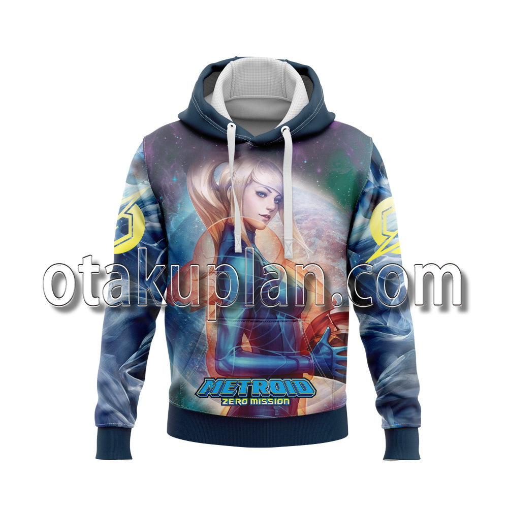 Zero Suit Samus Wallpaper Hoodie